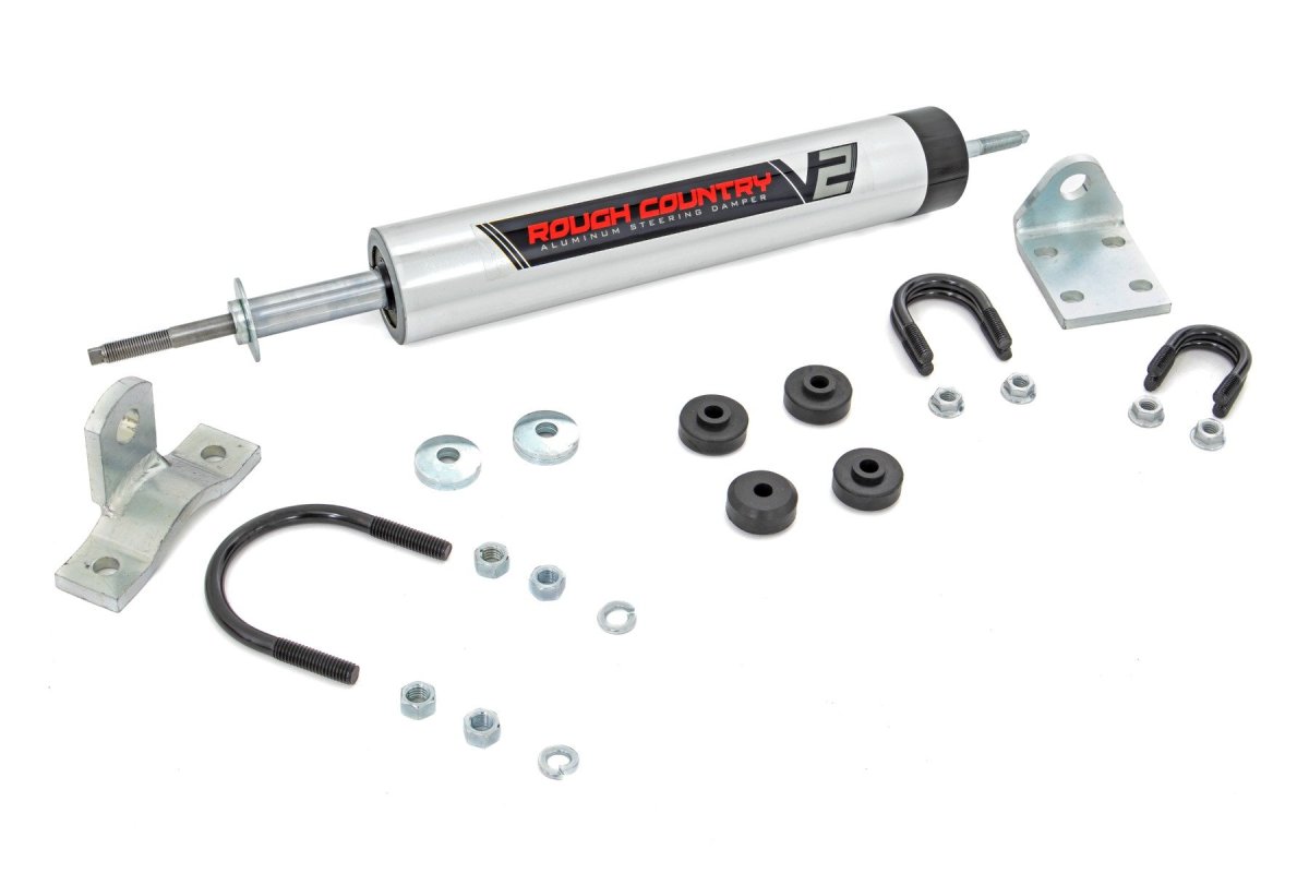 Jeep CJ5 Steering Stabilizer - Rough Country - V2 - '59-'83